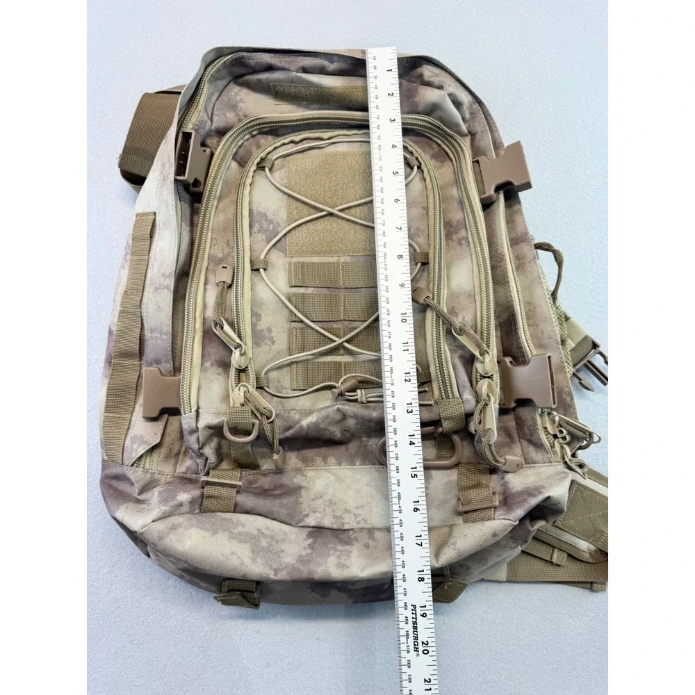 Tactical Backpack Digital Camo Desert Tan Military Style Rucksack
